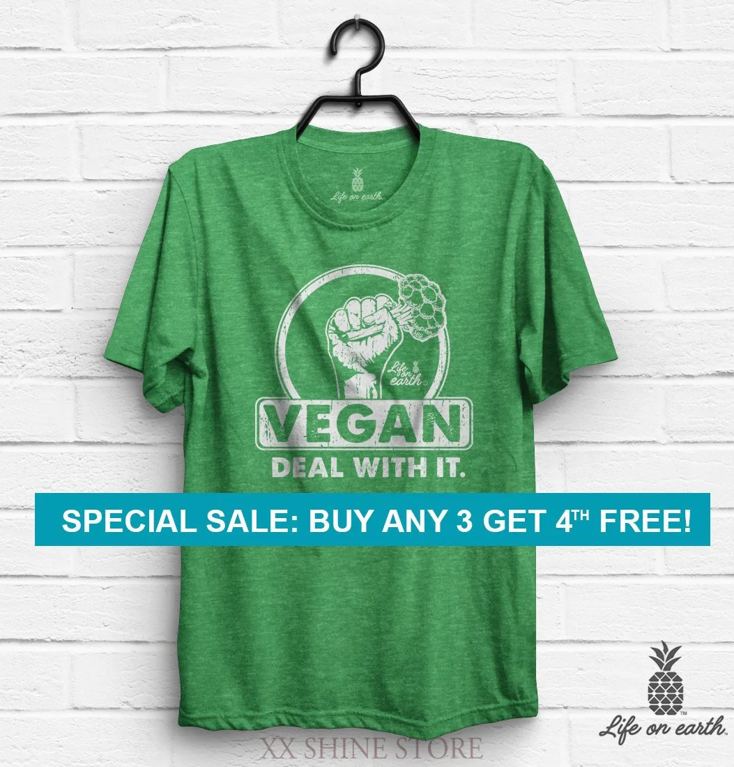 Подарок для веганов футболки Im Vegan дело с ним забавная еда футболка тофу