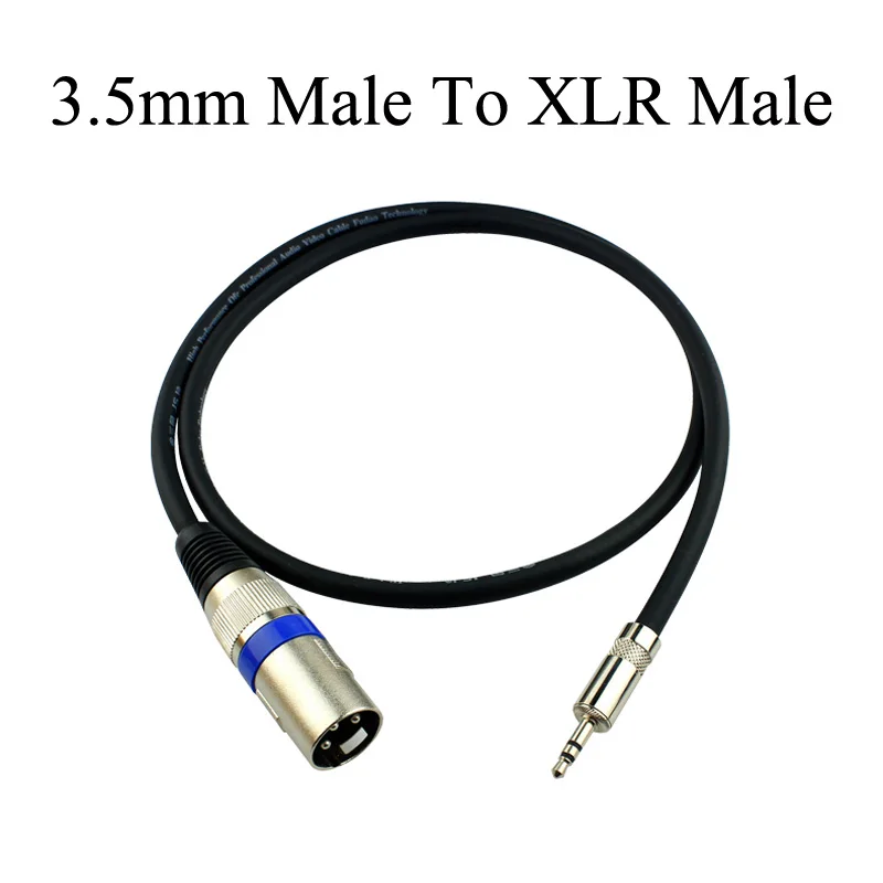 3,5 мм 1/8 дюйма разъем для XLR 3P Мужской Женский кабель аудио кабель-адаптер XLR 3PIN стерео динамик наушники микрофон 0,5 м-30 м
