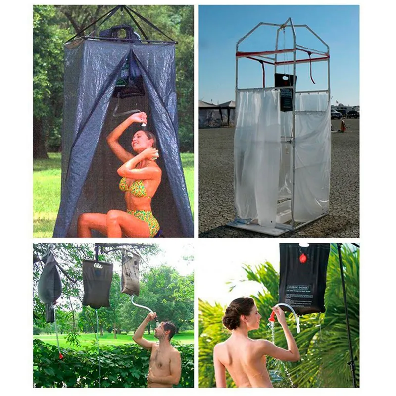 40L High Quality Portable Solar Heating Hiking Camping Shower Bag Environmental PVC Material Bag Outdoor Washing