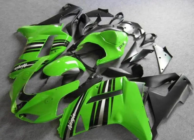Новый комплект обтекателей из АБС пластика подходит для kawasaki Ninja ZX6R 636 2007 07 08 6R ZX