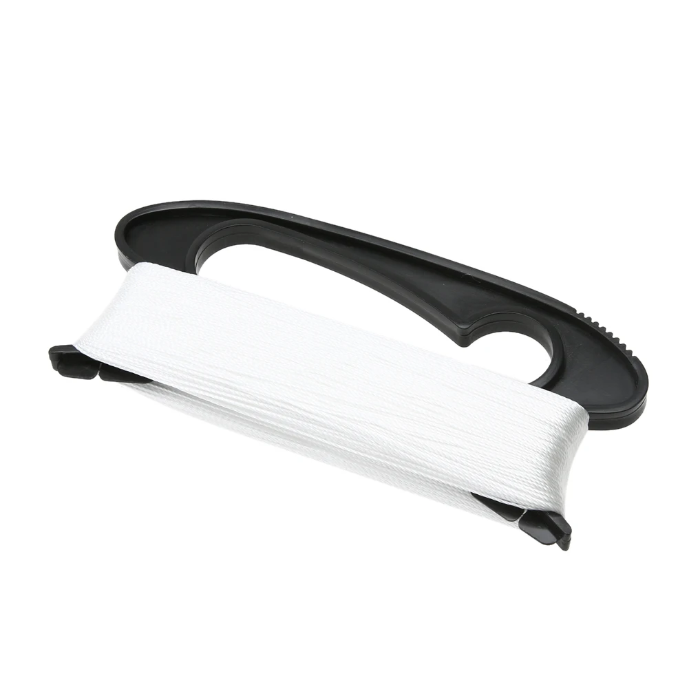 100 м белый D Форма Летающий Кайт линия черный пластик доска Летающие Инструменты