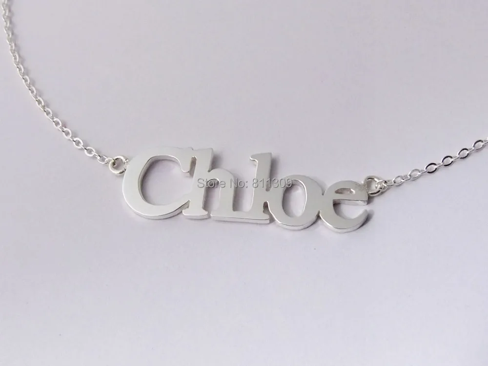 Ожерелье с именем на заказ из серебра 925 пробы|necklace silver|custom name necklacecustom necklace |