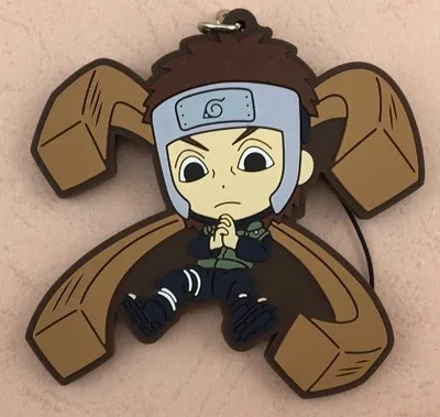 H03 Наруто Саске Аниме Наруто Gaara Orochimaru Tsunade Jiraiya Учиха Итачи Какаши Хината резиновый брелок - Цвет: H03