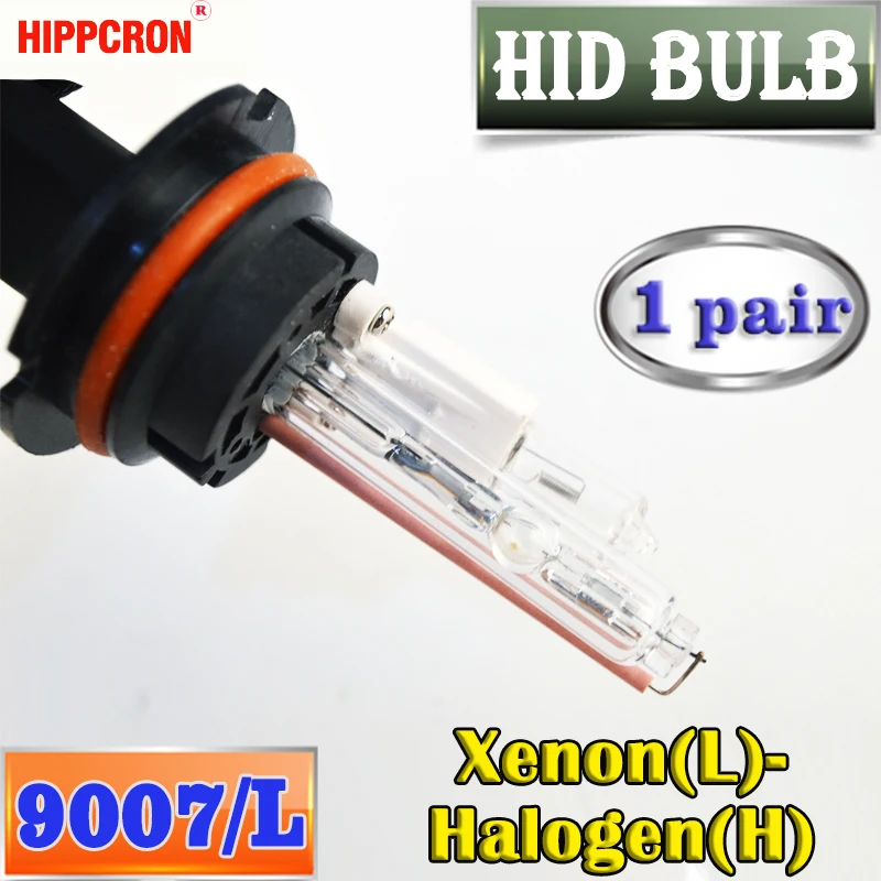 Бегемот 2 штуки 9007 ксеноновая галогенная HID лампа для автомобиля AC HB5 ближнего