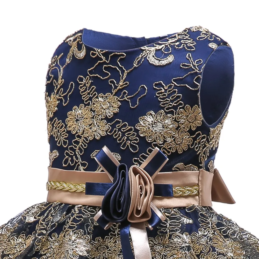 2020 Летнее Детское платье благородное элегантное милое модное темпераментное