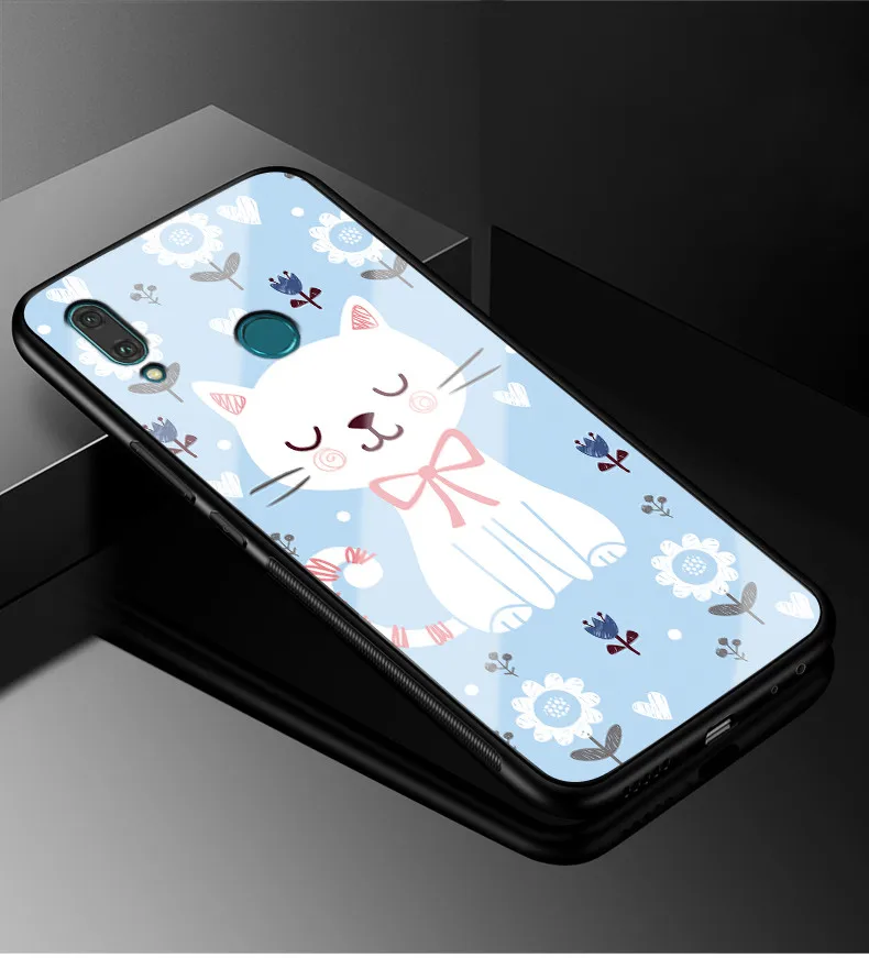 33 Для huawei P Smart чехол для оргстекло PC чехол для телефона черный ТПУ бампер для huawei Honor 10 Lite Крышка P Smart 6,21 - Цвет: 33