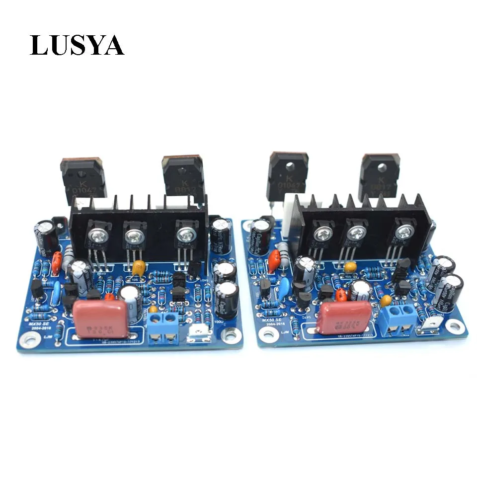 2 шт HiFi MX50 SE 2,0 двухканальный 100 Вт+ 100 Вт стерео усилитель мощности DIY комплект и готовая плата
