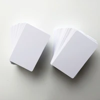 200pcs 0 6mm thickness white blank inkjet pvc card credit card size for id card name card student card for schoolbusiness