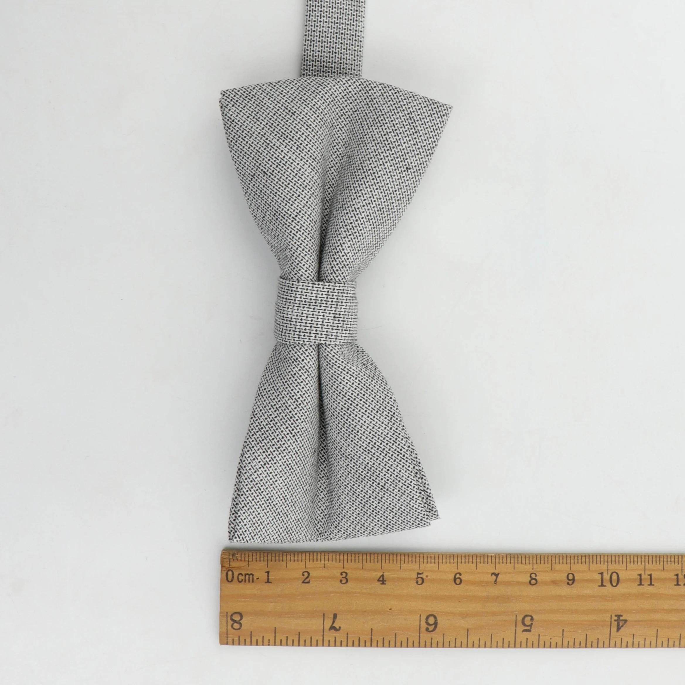 Галстук бабочка в полоску из хлопка гибкий Гладкий галстук мягкие однотонные