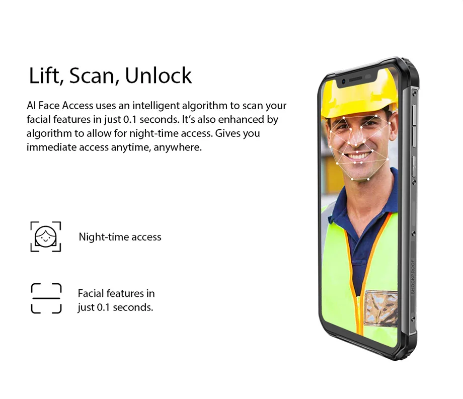 BLACKVIEW BV9600 Pro IP68 6 ГБ+ 128 Гб беспроводной заряд 4g мобильный телефон 6,2" 16MP Face ID NFC 4G Android 8,1 gps мобильный телефон