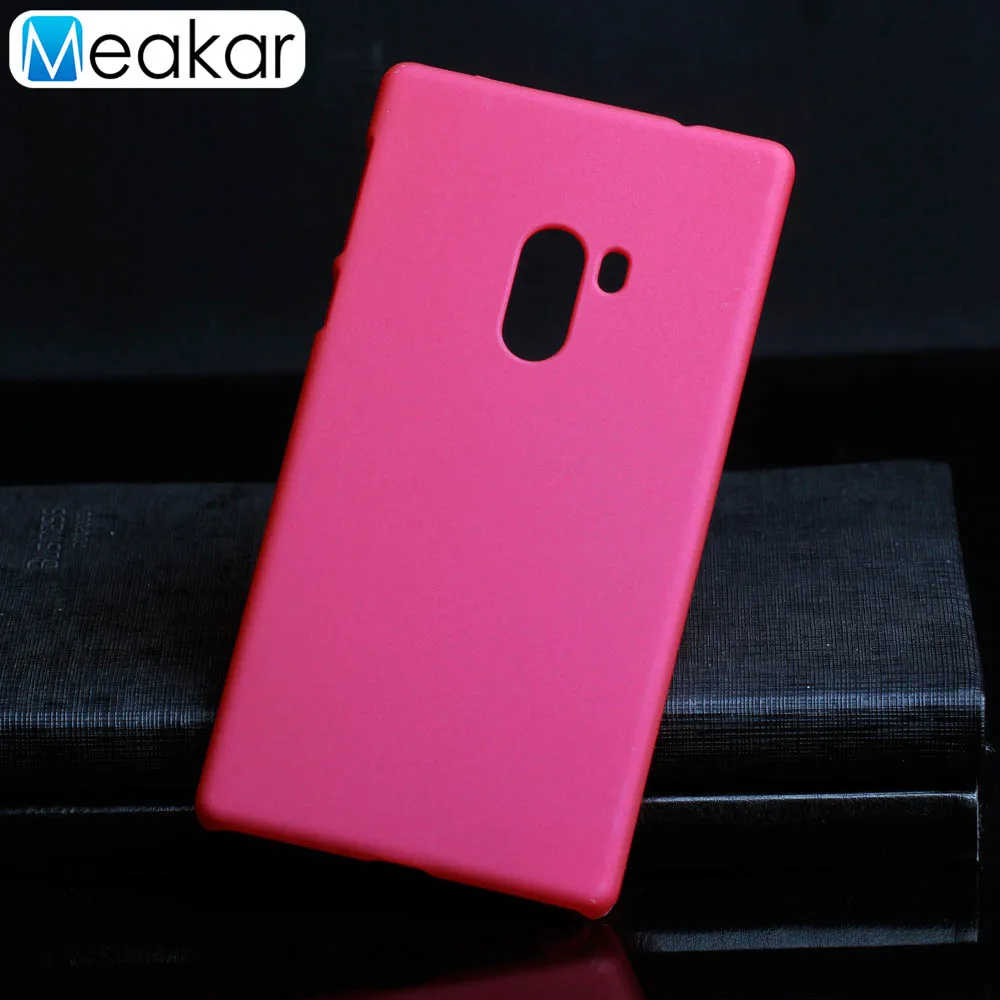 Матовая Пластик Coque 6.4For Xiaomi mi x чехол для Xiaomi mi Mix Mimix телефона чехол-лента на заднюю панель - Цвет: Rose red