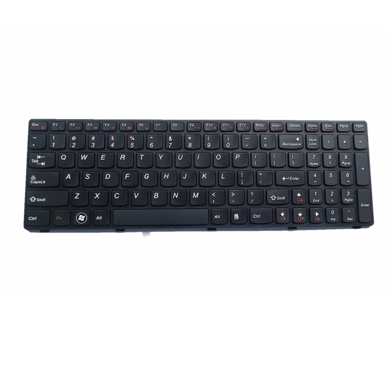 GZEELE New For Lenovo 25013385 MP-10A33US-6861 T4TQ-US MP-10A3 MP-0A Black US Keyboard