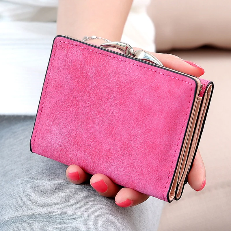 Women Carteira Umbrella Scrub Leather Clutch Trifold Wallet Money Bag Holder Purse Small female Short Credit Cards | Багаж и сумки