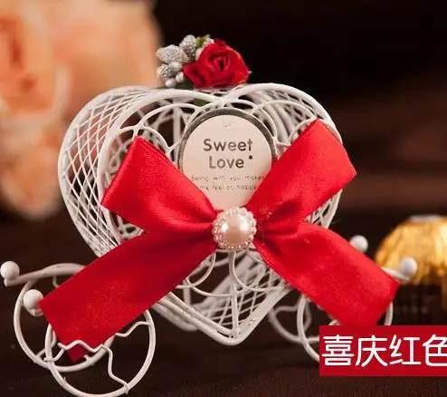 Металлическая белая карета коробка шоколадных конфет девочек принцесс день