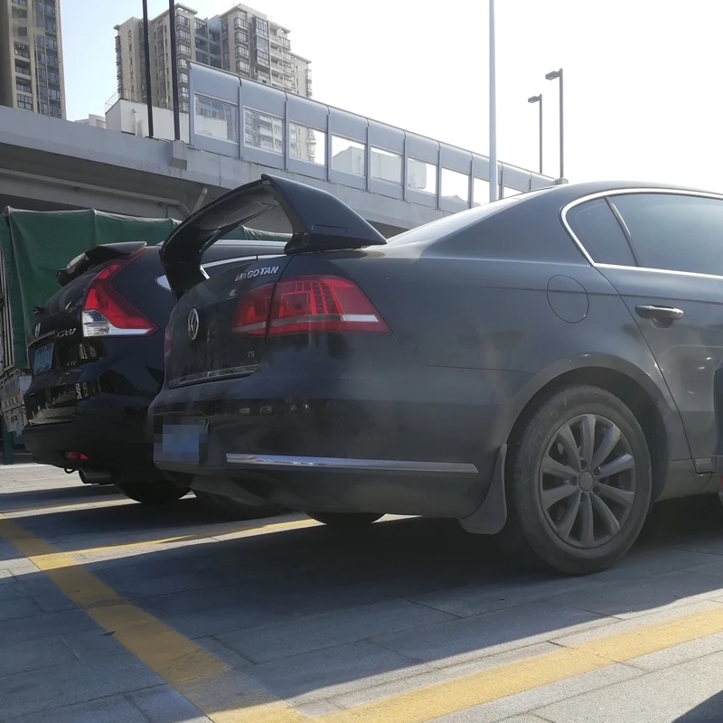 Для VW passat B8 Спойлер ABS Материал заднего крыла первоклассника Цвет задний спойлер