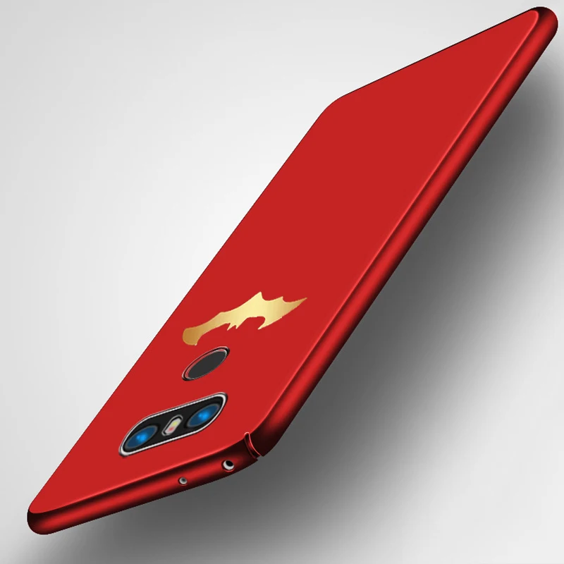 Роскошный чехол для телефона с Бэтменом LG G3 G4 G5 G6 жесткий матовый тонкий защитный