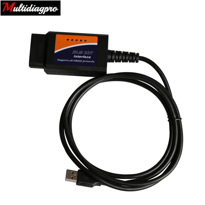 ELM327 V2.1 сканер Программное обеспечение USB пластик с чипом FT232RL | Автомобили и