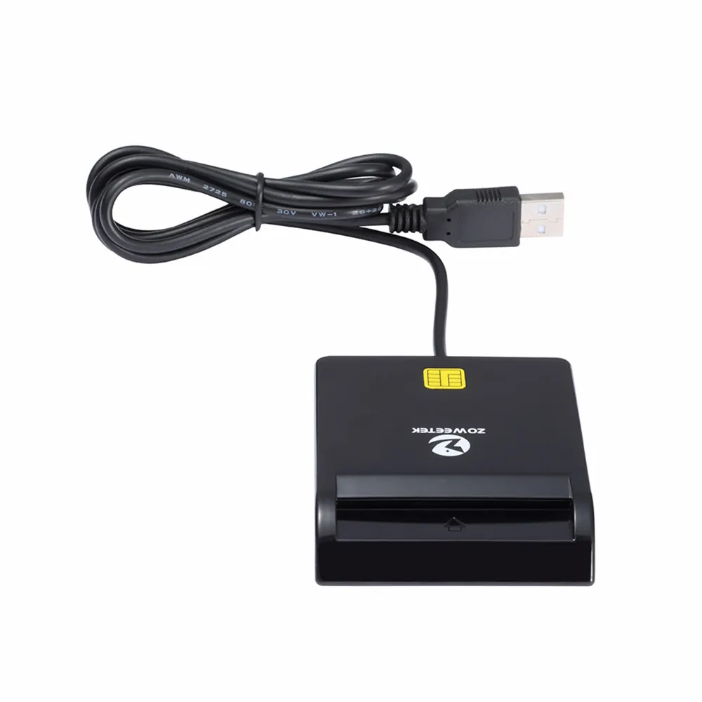 100% оригинал Zoweetek 12026-1 2016 новинка распродажа легко Comm USB считыватель смарт-карт IC