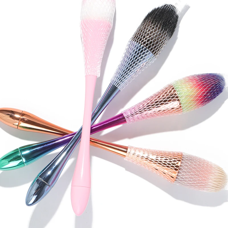 Очищающая щетка для ногтей 1 шт. очистки от пыли нежный УФ блеск удаление геля