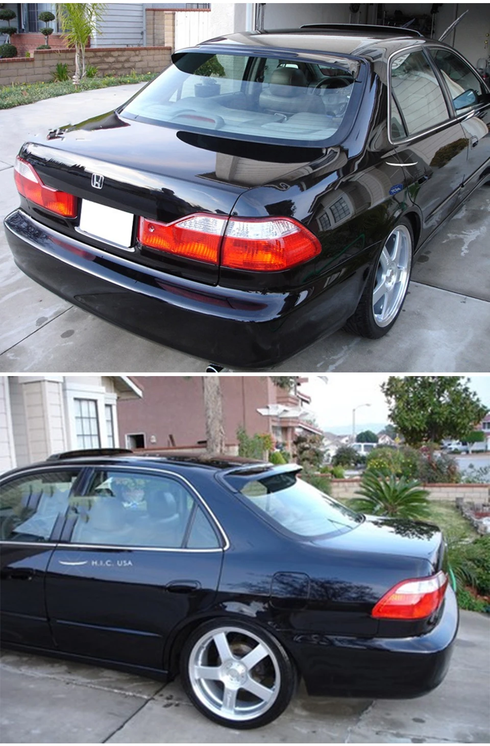 Задняя Крышка багажника автомобиля Спойлеры крыло для Honda Accord спойлер 1998- ABS Материал Защита от солнца на заднее стекло авто спойлер 6/7/8/9 поколения
