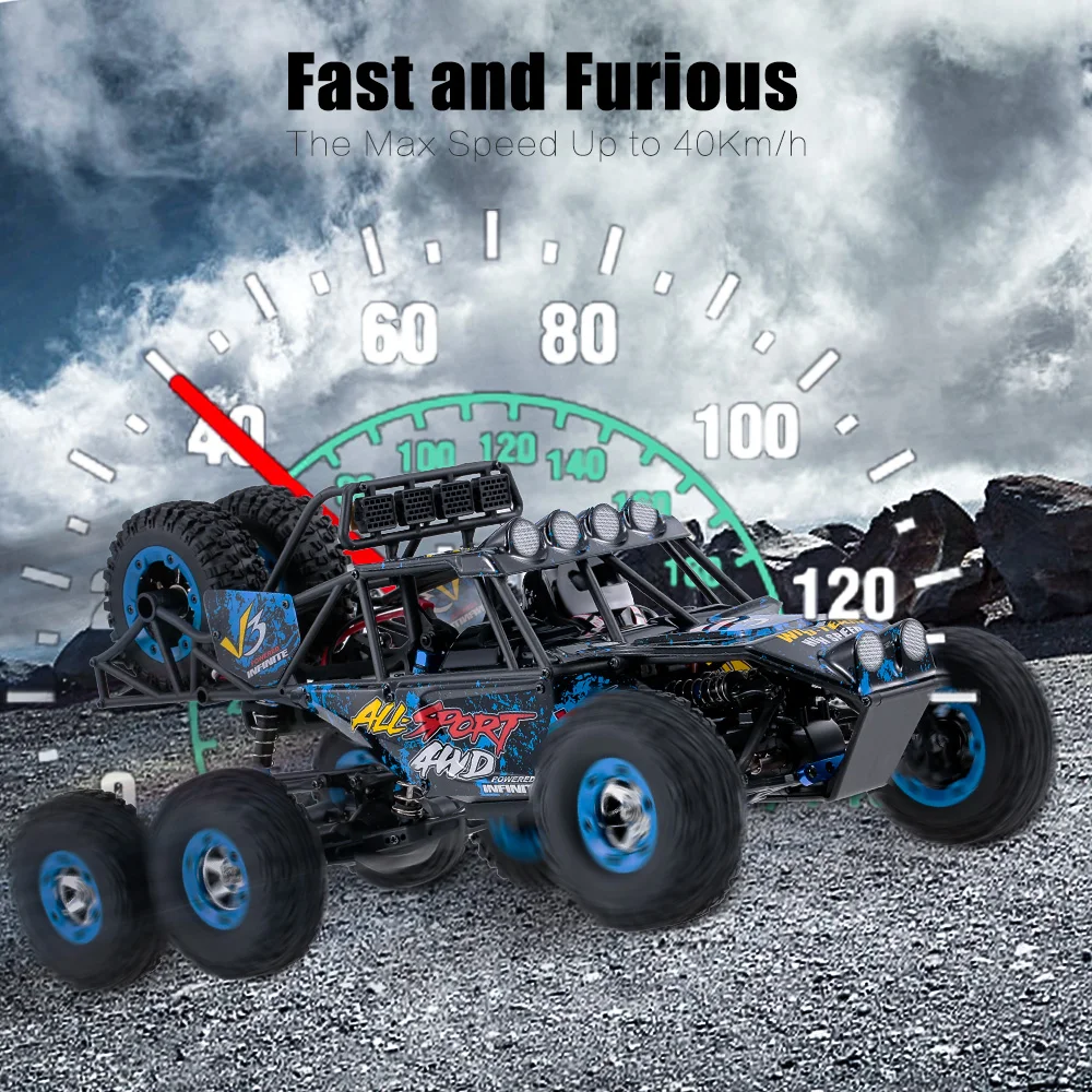 Машинка WLtoys 12628 1/12 2 4G 6WD 40 км/ч высокая скорость | Игрушки и хобби