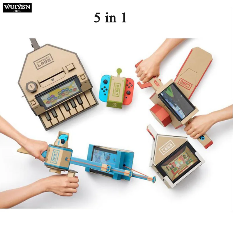 5 IN 1 WUIYBN DIY NS игровой датчик джойстика контроллер для переключателя Nod Labo DIY игровой контроллер Консоль геймпад - Цвет: 5 IN 1