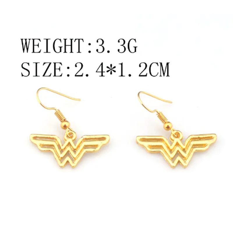 20 шт./лот оптовая продажа серьги с эмалью и Бэтменом Суперменом капитаном Женские