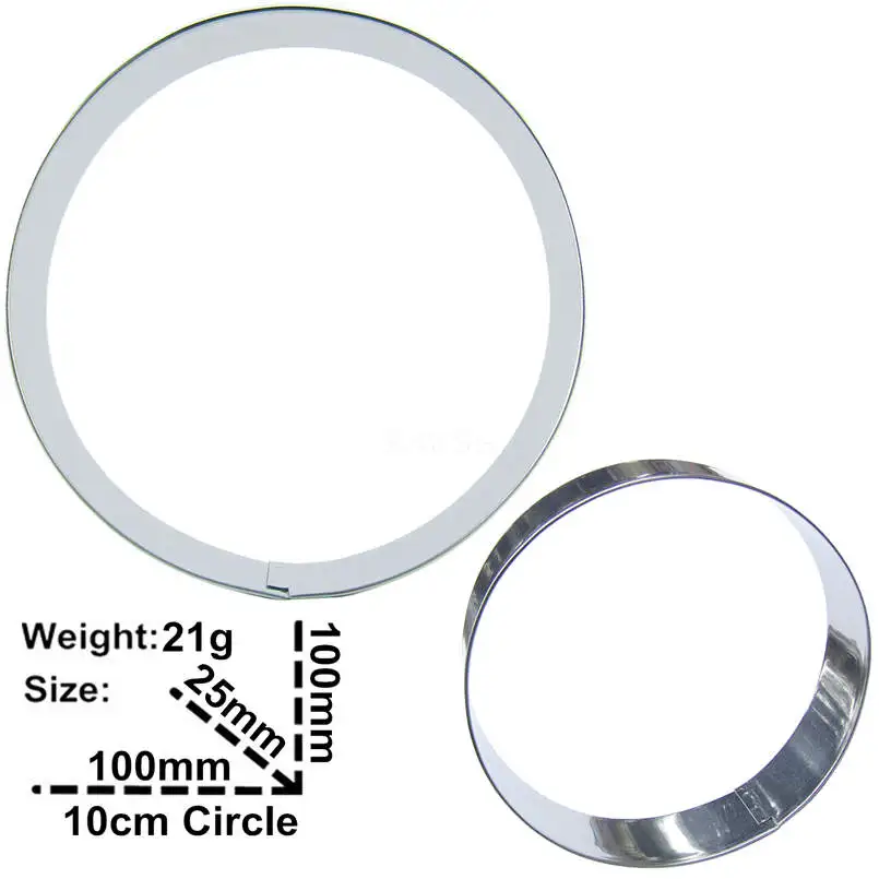 10 см большой круг формы торт украшения помадки резцы инструменты сыра печенье