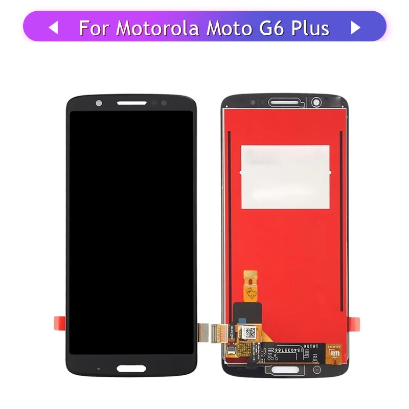 Для Motorola Moto G6 Plus + XT1926 LCD полный ЖК дисплей в сборе Полная сенсорная панель и Замена