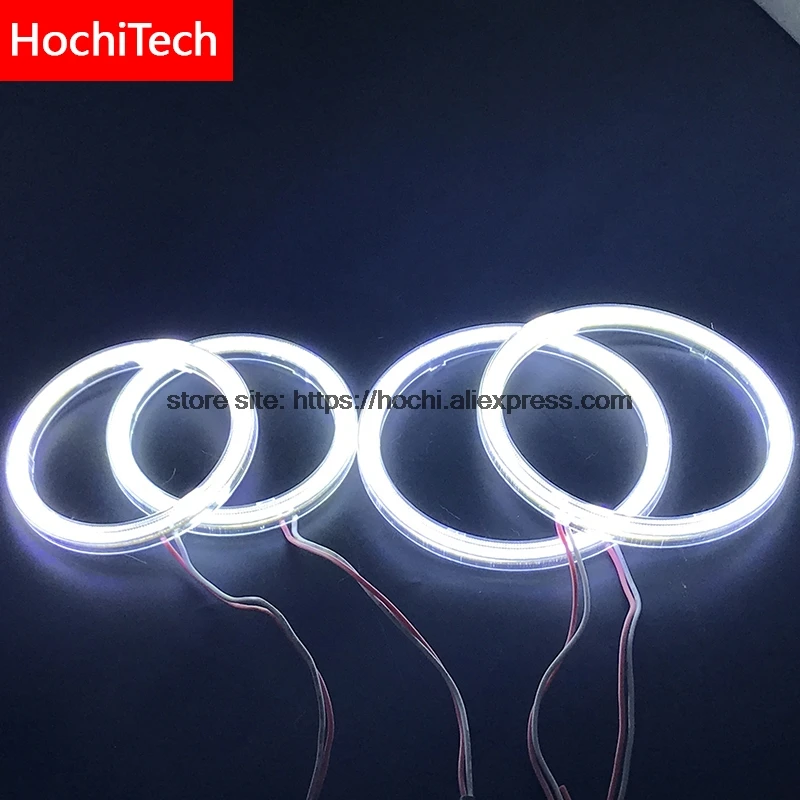 5 комплектов оптом для Hyundai Terracan 2001 2007 COB Led дневной свет Белый Halo Cob Angel Eyes Ring Error Free