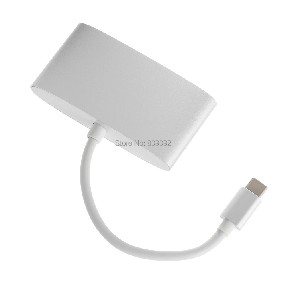 High quality Type C USB 3.1 Male to USB-C 4K HDMI USB3.0 Adapter cable 3 in 1 Hub For Apple Macbook | Компьютеры и офис