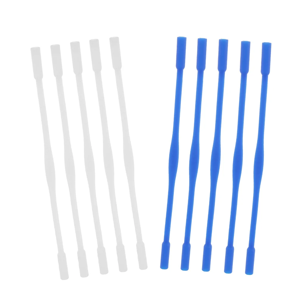 10 шт./упаковка силиконовые шнурки для очков|Очки аксессуары| |