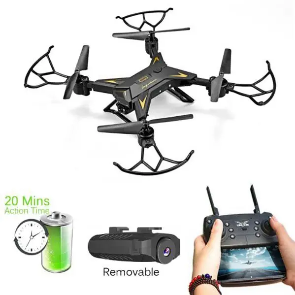 Топ KY601S RC Дрон Складная селфи камера Квадрокоптер с широкоугольным HD 1080P Wifi Fpv V