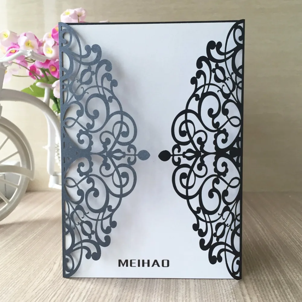 50 шт. свадебные пригласительные открытки|invitation card pcs|wedding invitation envelopesupplies party |