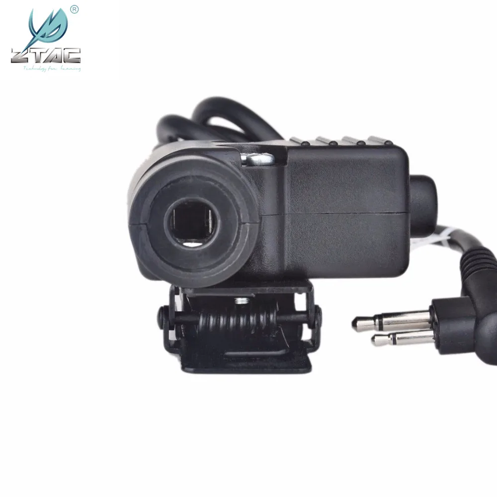 Z тактическая страйкбольная гарнитура Selex TASC1 с U94 Softair Kenwod Midland PTT авиационная для