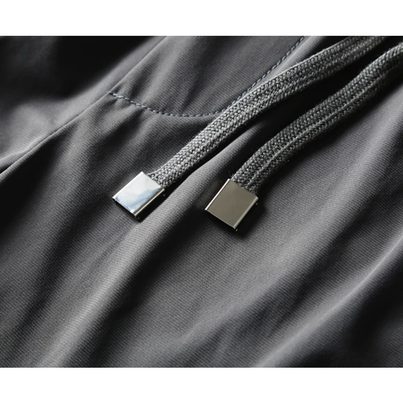 JSBD летние шелковые мужские брюки ультра тонкие Стрейчевые спортивные слипоны на