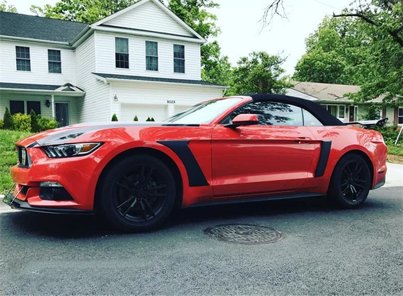Используйте для Ford Mustang переднее+ заднее крыло 16 17 18 лет Воздухозаборники вентиляционные крышки автомобиля refitt аксессуары для выхода воздуха