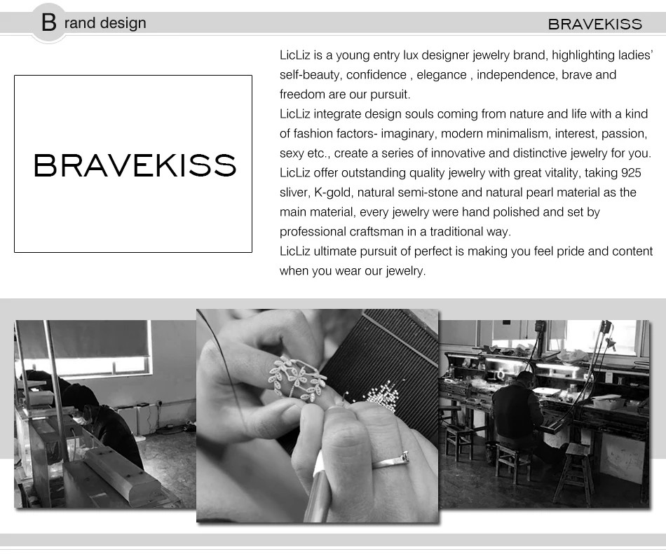 BRAVEKISS, Стерлинговое серебро 925, браслет для женщин, обруч, манжета, браслет для девочек, Pulseiras, рождественский подарок, ювелирное изделие BLB0080