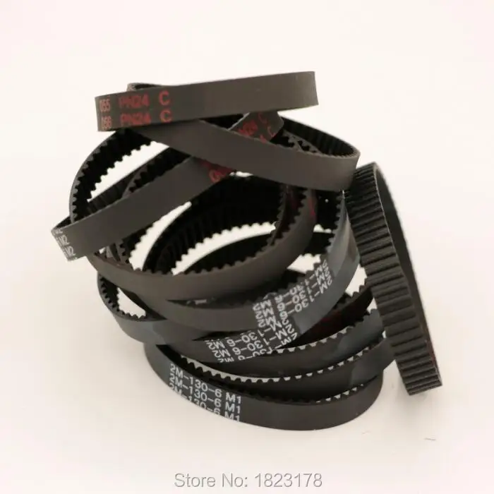 10 шт./лот 3D принтер пояс с закрытым контуром резина GT2 130 зубцы ремня ГРМ 65 длина мм