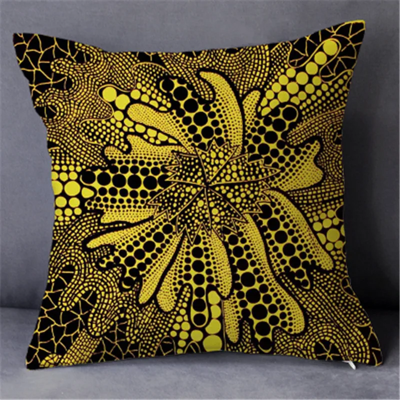 Yayoi Kusama Wave Point queen Тыква Подушка диванная подушка простые современные мягкие игрушки креативный автомобиль подушка под поясницу X1174