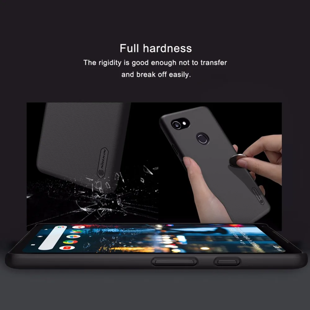 Чехол для Google Pixel 2 Чехол для Google Pixel 2 XL чехол NILLKIN суперматовый Защитный матовый жесткий чехол-накладка