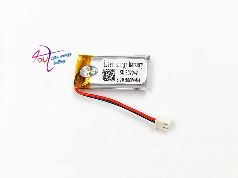 JST PH 2 54 мм 2pin 3 7 В 900 мАч 902042 902040 литий-полимерная LiPo аккумуляторная батарея с