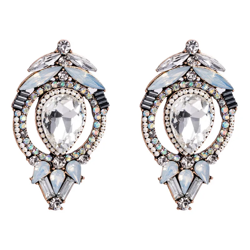 ADOLPH Star Jewelry винтажные хрустальные глаза Boho женские серьги гвоздики модные