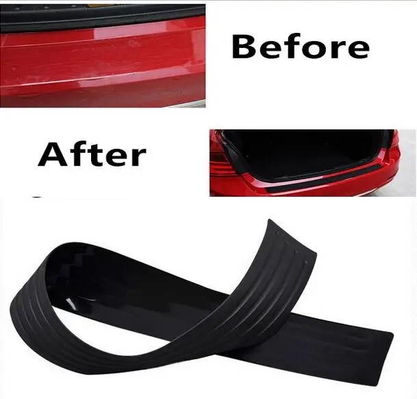 90 см Черный Автомобильный задний бампер резиновая защита от царапин углов для