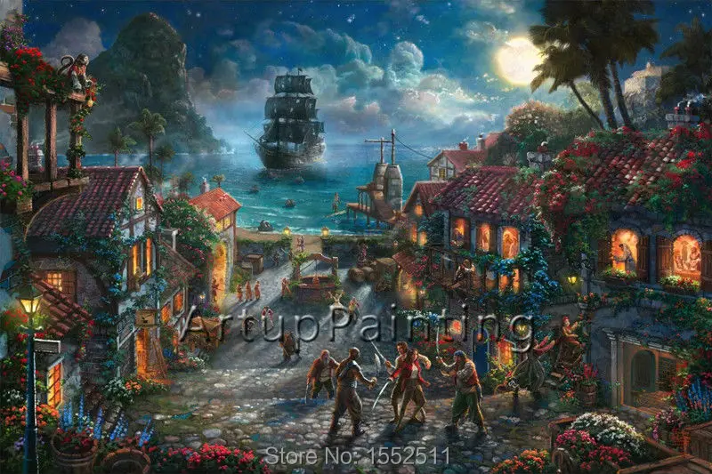 Томас Кинкейд плакат и печати живопись на холсте Wall Art картинки для гостиной Home