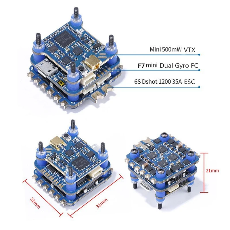 IFlight SucceX мини F7 V3 TwinG полета Tower W/SucceX 35A V3 ESC/SucceX F7 TwinG V3 2-6S FC/SucceX V3 0/25/100/200/400/500 МВт VTX