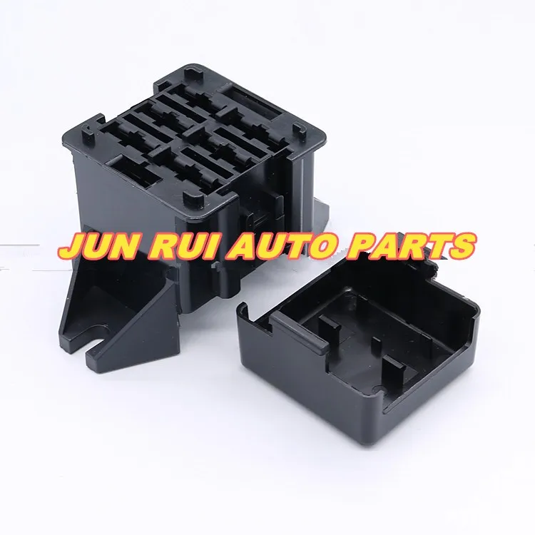 

1pcs/5pcs/10pcs Double Row 6 Loop Road Medium Auto Relay Fuse Box with 12pcs Terminals BX2062 Car Insurance Holder for cars
