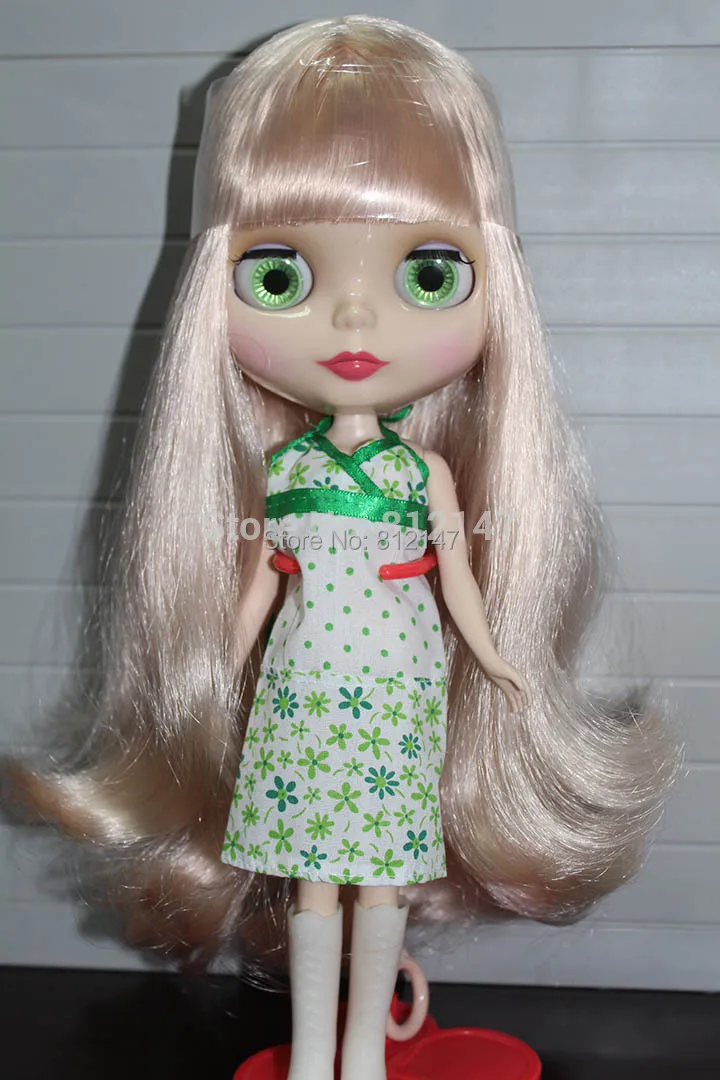 Обнаженная фигурка blyth куклы (бледно розовые кудрявые волосы) dsds5|nude blythe|blythe nudedoll