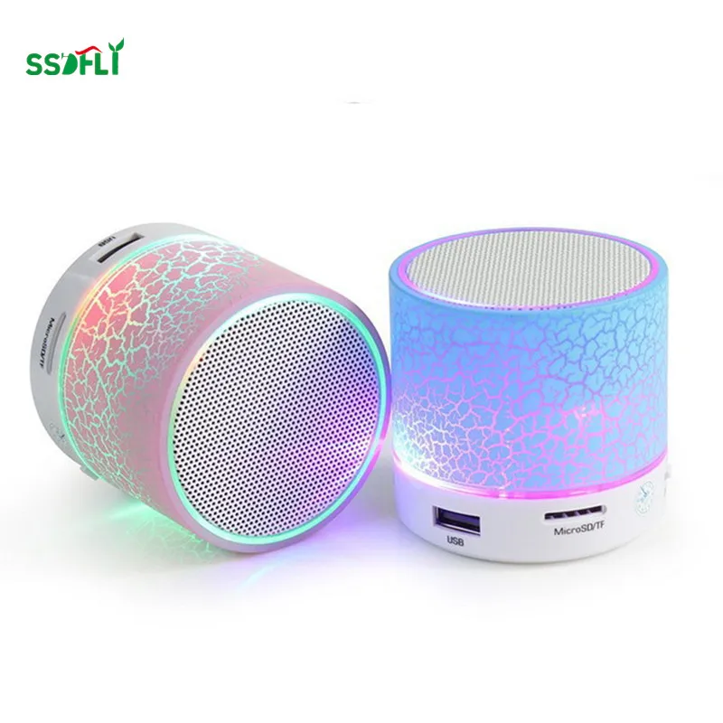 Беспроводной мини динамик ssdfly A9 Bluetooth светодиодный TF USB портативный сабвуфер 3 5 мм