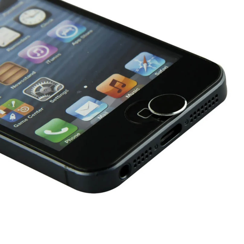 2 шт./лот Высокое качество Touch ID Главная Кнопка Стикеры черный белый цвет для Apple